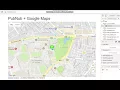 Real-time Tracking PubNub Google map