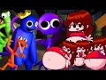 Friday Night Funkin VS Rainbow Friends VS NEW FAT GIRLFRIEND ALL PHASES FNF 2