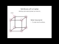 Cubes - Faces Vertices and Edges