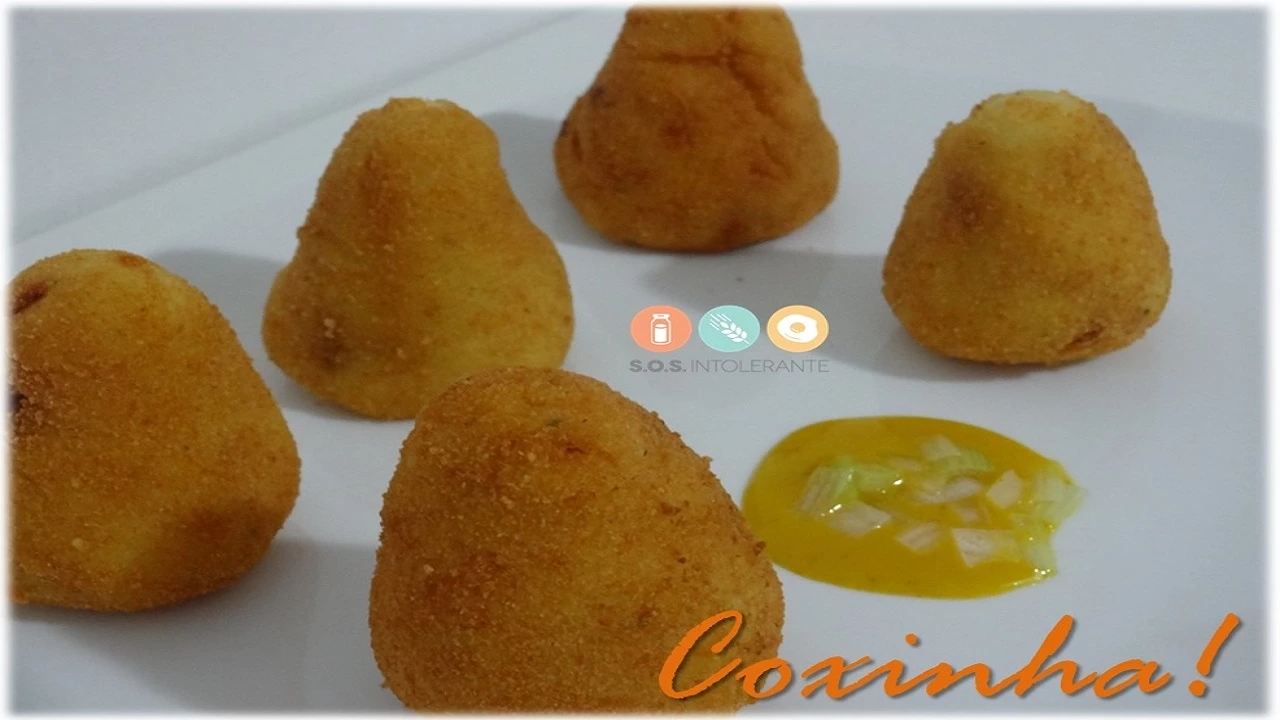 COMO FAZER COXINHA SEM GLÚTEN, SEM LACTOSE, SEM OVO