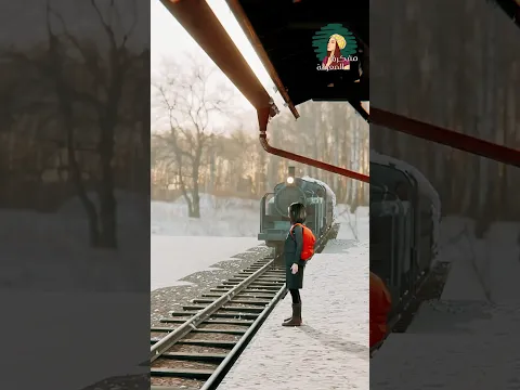 محطة قطار كاملة تعمل من أجل طالبة واحدة! 🤯😱 #shortvideo