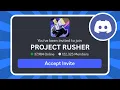 How to Join Project RUSHER Discord Server