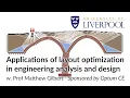 Application of layout optimization in engineering analysis and design