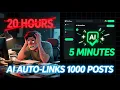 How AI Auto-Links 1000 Posts in Minutes WordPress Internal Linking Tutorial AIWU Crosslinking