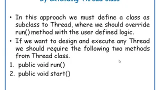 Thread ways to define a thread in JAVA JAVA in Telugu Lecture-70