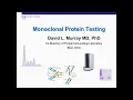 Monoclonal Protein Testing by David L Murray MD P