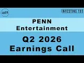PENN Entertainment Q2 2026 Earnings Call Interactive Regional Casino Revenue Holds