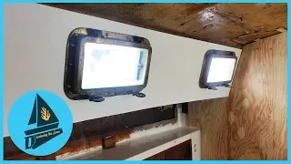 50. Bulkhead Replacement and Major Portlight Upgrade | Learning the Lines – DIY Sailing