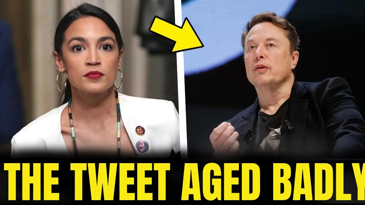 AOC BUSTED On A $15,000-An-Hour Private Jet After Telling ELON MUSK To Fly Commercial thumbnail