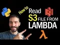 How to download a S3 File from Lambda in Python Step by Step Guide