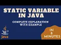 Static Variable in Java in Hindi In 8 minutes Complete Explanation Coding Tuitions