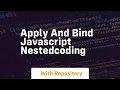 Apply and bind javascript nestedcoding