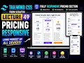 Tailwind CSS Tutorial for Beginners Make Pricing Cards Responsive Lecture 49