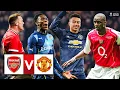 Rooney, Viera, Nani \u0026 More | The Greatest Moments Between Arsenal \u0026 Manchester United In The FA Cup