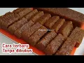 Lagu Tanpa dikukus, satset - satset caranya praktis dan mudah banget( wajik ketan gula merah)
