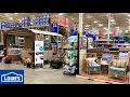 LOWE S PATIO FURNITURE TABLES CHAIRS FIRE PITS HOME DECOR SHOP WITH ME SHOPPING STORE WALK THROUGH