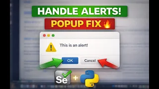 Handle Alerts in Selenium Python Simple Alert Confirm Prompt Easy Guide