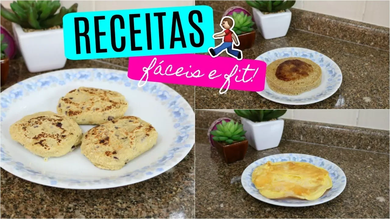 5 RECEITAS FÁCEIS, RÁPIDAS E SAUDÁVEIS HAMBÚRGUER DE GRÃO DE BICO, PANQUECA LIGHT E MAIS
