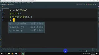 How to Convert a byte string to a list of integers in Python