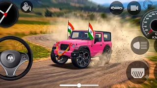 Modified Mahindra Thar😈Games:Indian pink Thar (Gadi Wala Games) Car Game Android Game - #2025