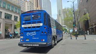 Ride On Pace Bus 2021 MCI D4000CT 6984 On Rt 850 to Michigan St