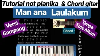 Download Not pianika  Man ana Laulakum / chord gitar man ana laulakum MP3