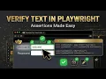 Day 4 - 2 How to Verify Text Labels in Playwright Using Assertions