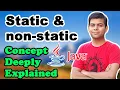 Static and non-static concept in Java Static Keyword ICSE Computer Class 9 10