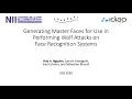 Generating Master Faces for Use in Performing Wolf Attacks on Face Recognition Systems