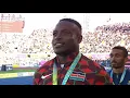 Download Lagu OMANYALA RECIVES THE GOLD. KENYAN NATIONAL ANTHEM FILLS THE BIRMINGHAM STADIUM 🏟️