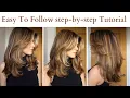 Pro Hairdresser shows How to layer your hair at home