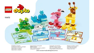 👶 LEGO instructions 👶 DUPLO 👶 10472 👶 Animal Building Game 👶