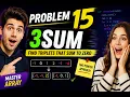 Three Sum Leetcode 15 Algo solution for technical interview