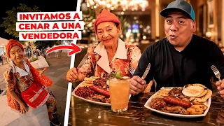 INVITAMOS a VENDEDORA de la CALLE a CENAR *no se lo esperaba* 🥺
