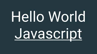 Hello world in java script in Hindi