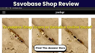 Ssvobase Shop Review Is Ssvobase Shop Scam or Genuine Online Store