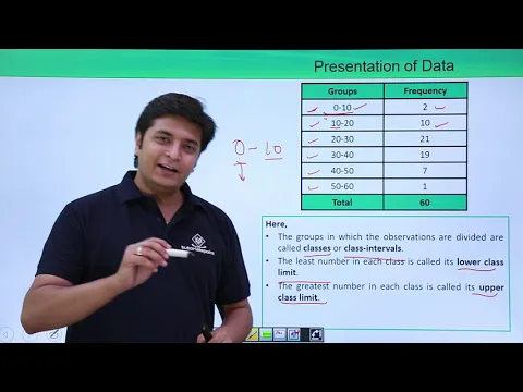 Class 9th - Statistics - Presentation of Data - Mathematics video for Grade 9