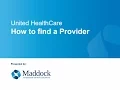 UHC Provider Lookup