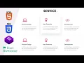 service section with html css Web Design