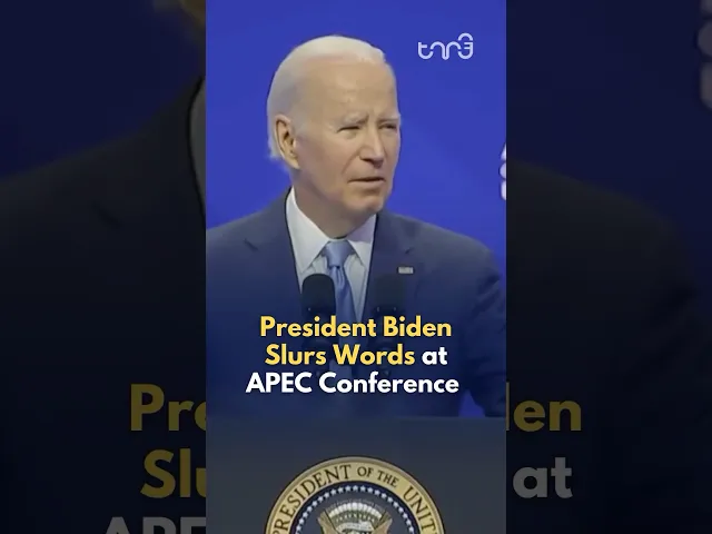 ⁣President Biden can't seem to say the words at the APEC 2023 conference.