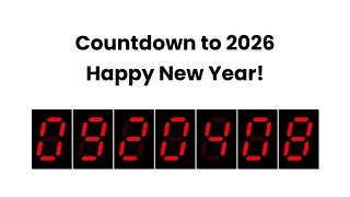 JavaScript New Year Count Down Time with HTML CSS HTML CSS JavaScript Countdown raselcoder