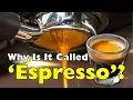Waarom noemen we het espresso? Het verhaal achter de naam