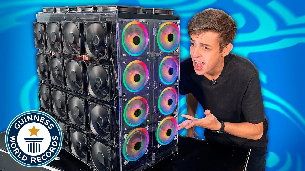 COLOQUEI O MÁXIMO DE VENTOINHAS EM UM PC ( Entrei pro Guinness Book? )