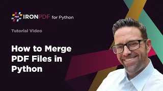 How to Merge PDF Files Using Python IronPDF