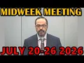 JW Midweek Meeting for this Week july 20-26 2026