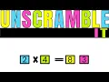 Unscramble