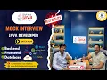 Java Full Stack Mock Interview for 3 Years Experience Crack MNC Interviews