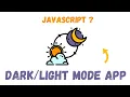 Mode Theme Toggle in JavaScript JavaScript Tutorial for Beginners JavaScript Projects
