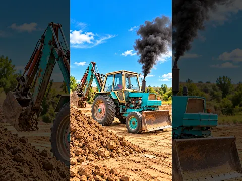 Полагодили трактор — тепер можна закінчувати роботу! 🚜