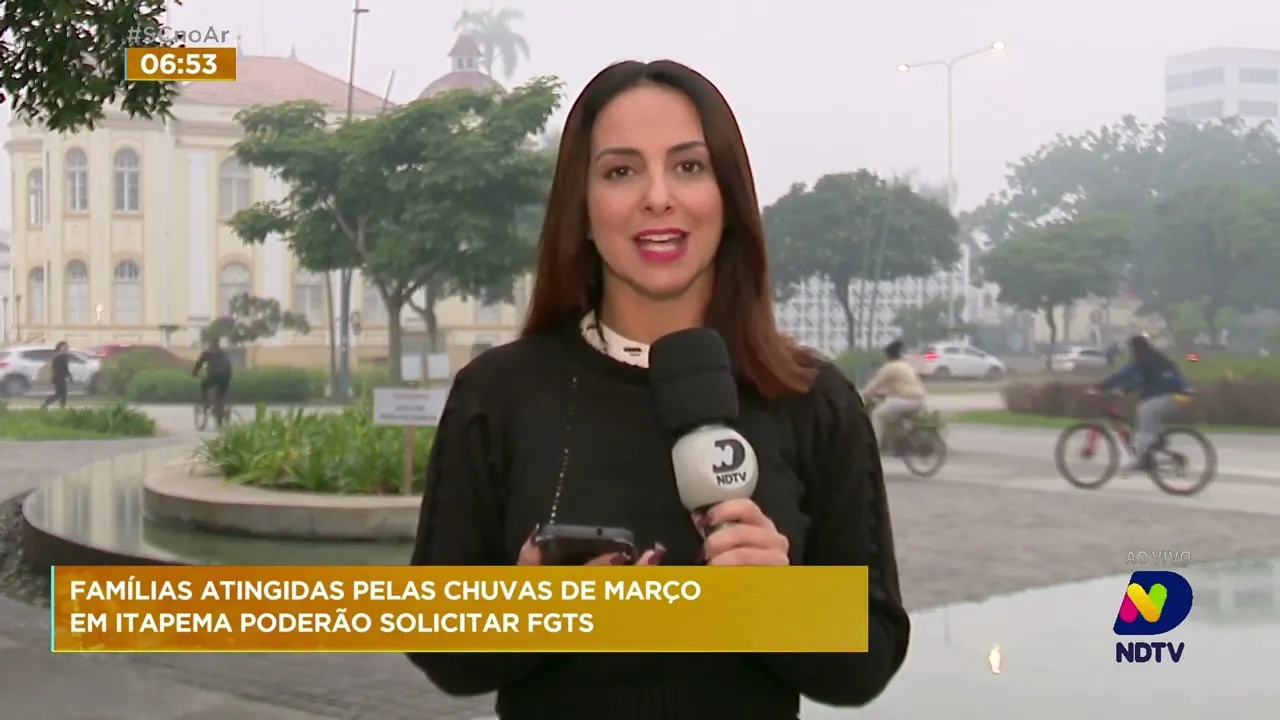 Moradores de Itapema atingidos pelas chuvas de março poderão solicitar FGTS